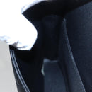 CHANEL Matelasse Sequin Flower Shoulder Bag Satin Black CC Auth 99855V-24