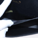 CHANEL Matelasse Sequin Flower Shoulder Bag Satin Black CC Auth 99855V-26