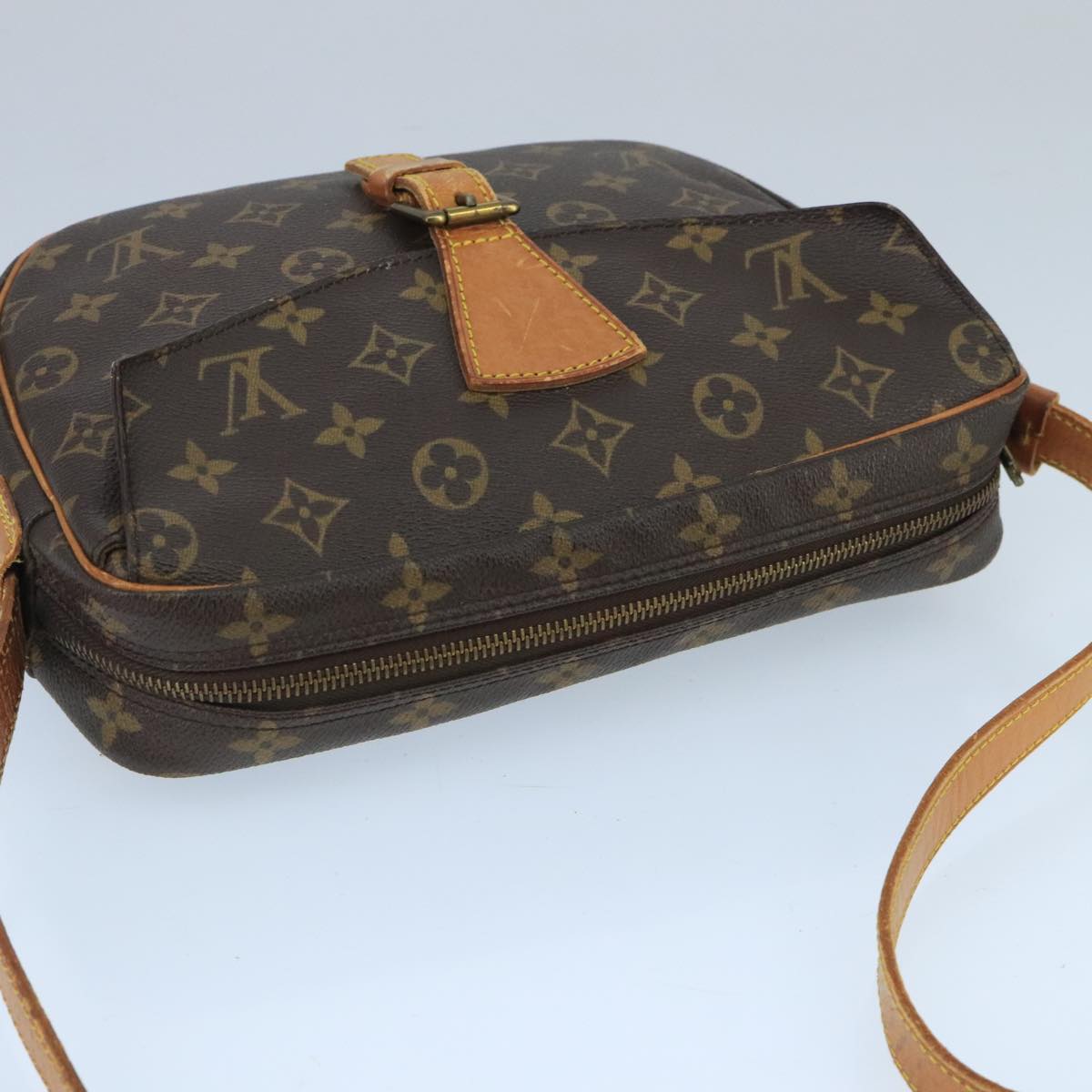 LOUIS VUITTON Monogram Jeune Fille GM Shoulder Bag M51225 LV Auth 99856