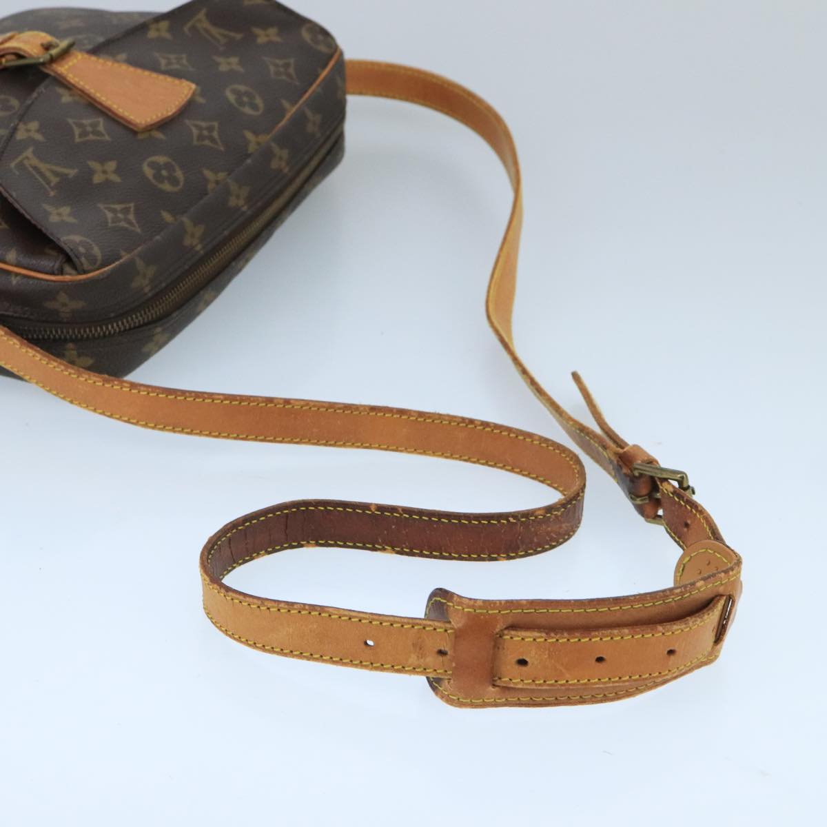 LOUIS VUITTON Monogram Jeune Fille GM Shoulder Bag M51225 LV Auth 99856