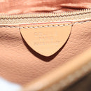 CELINE Macadam Canvas Circle Shoulder Bag Brown Auth 99859-12