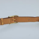 CELINE Macadam Canvas Circle Shoulder Bag Brown Auth 99859-14