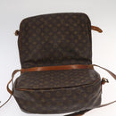 LOUIS VUITTON Monogram Saumur 35 Shoulder Bag M42254 LV Auth 99868-20