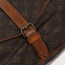 LOUIS VUITTON Monogram Saumur 35 Shoulder Bag M42254 LV Auth 99868-21