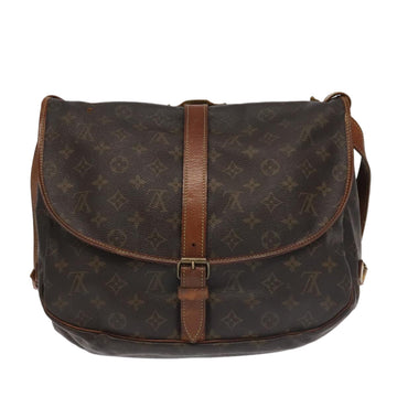 LOUIS VUITTON Monogram Saumur 35 Shoulder Bag M42254 LV Auth 99868 - 0