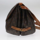 LOUIS VUITTON Monogram Saumur 35 Shoulder Bag M42254 LV Auth 99868-3