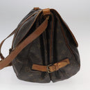 LOUIS VUITTON Monogram Saumur 35 Shoulder Bag M42254 LV Auth 99868-4