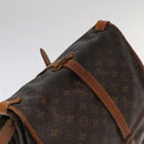LOUIS VUITTON Monogram Saumur 35 Shoulder Bag M42254 LV Auth 99868-6