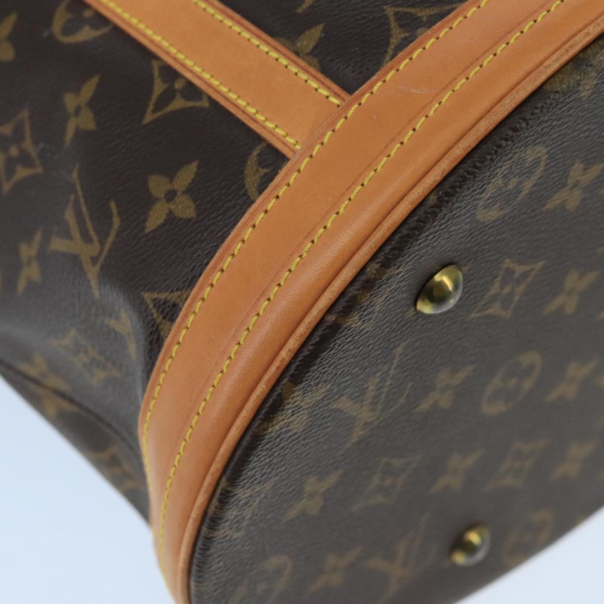 LOUIS VUITTON Monogram Bucket GM Shoulder Bag M42236 LV Auth 99870