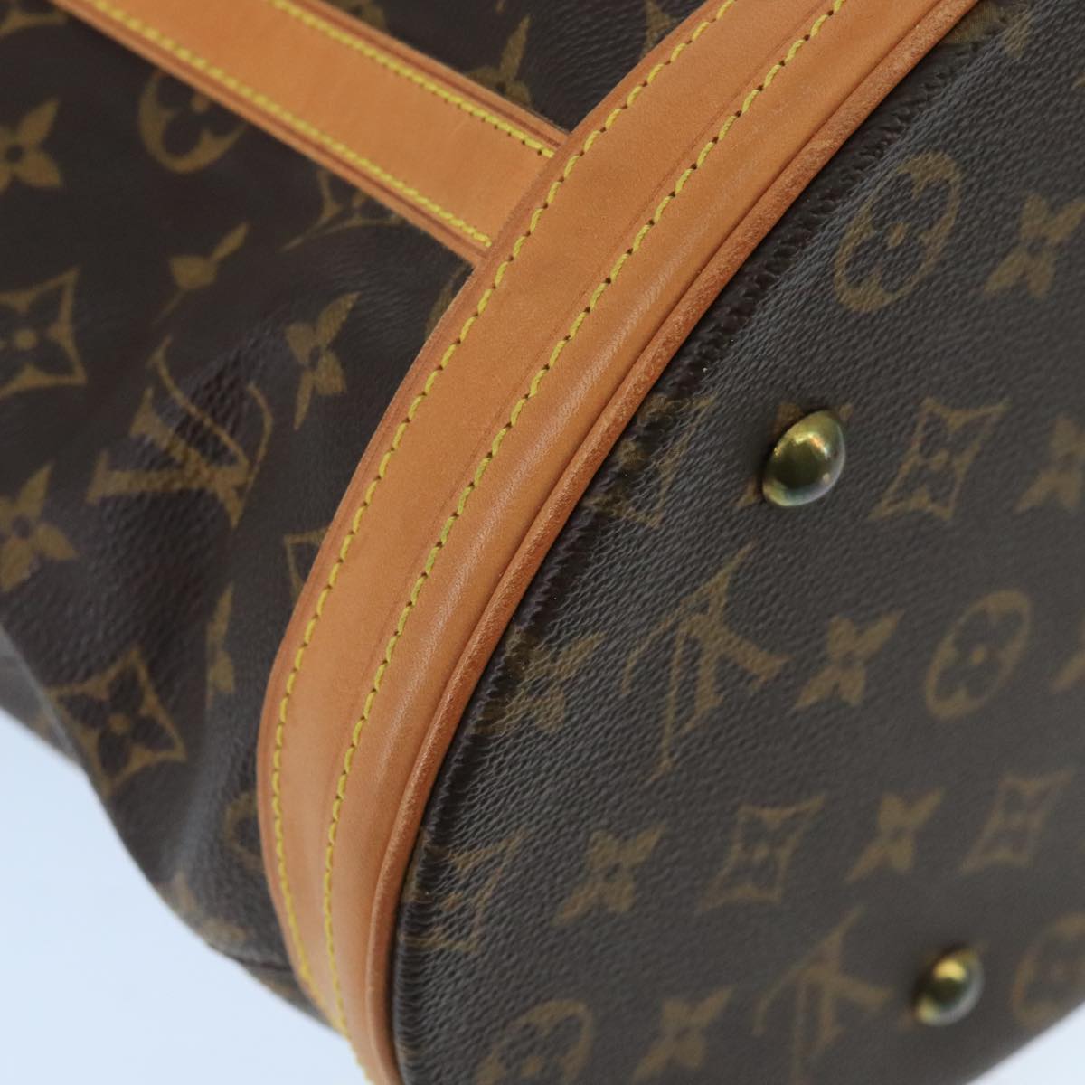 LOUIS VUITTON Monogram Bucket GM Shoulder Bag M42236 LV Auth 99870