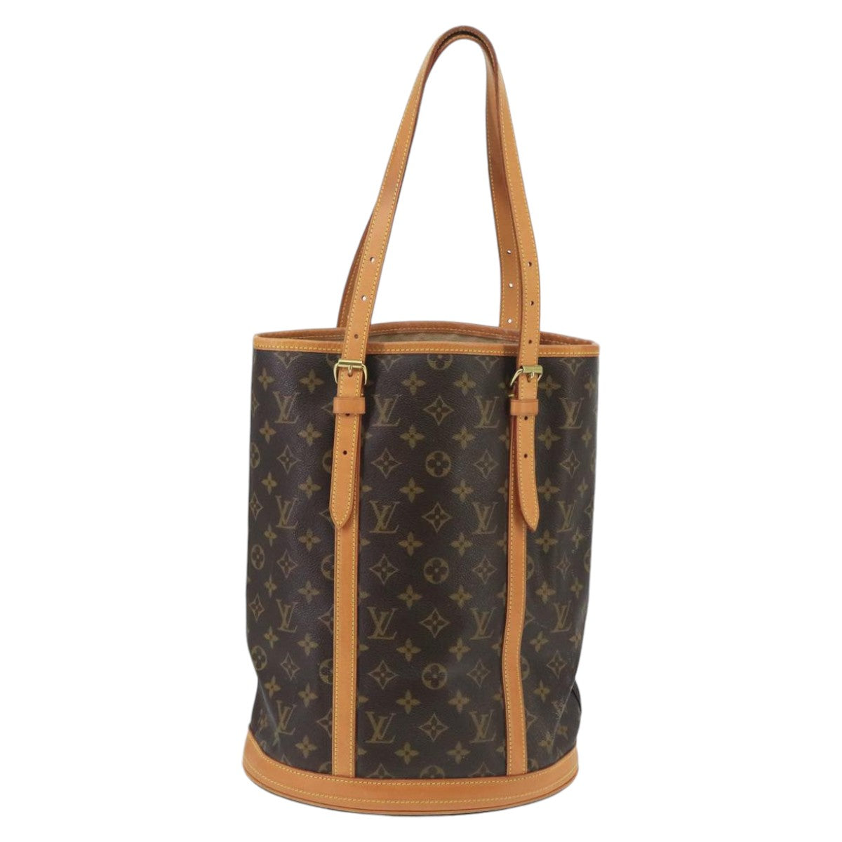 LOUIS VUITTON Monogram Bucket GM Shoulder Bag M42236 LV Auth 99870