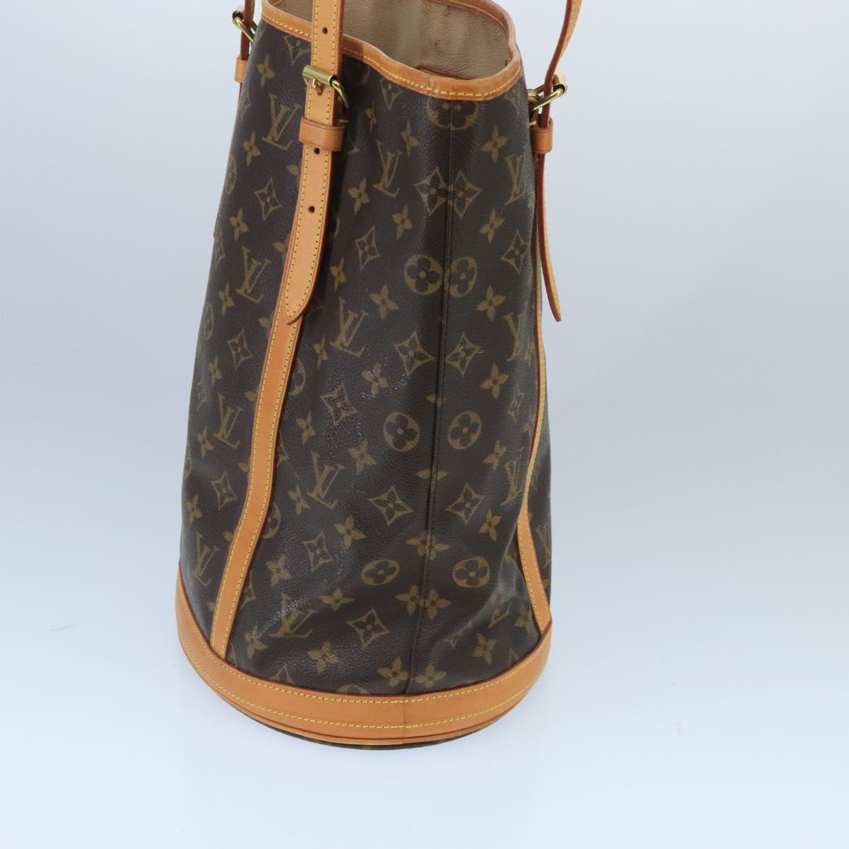 LOUIS VUITTON Monogram Bucket GM Shoulder Bag M42236 LV Auth 99870