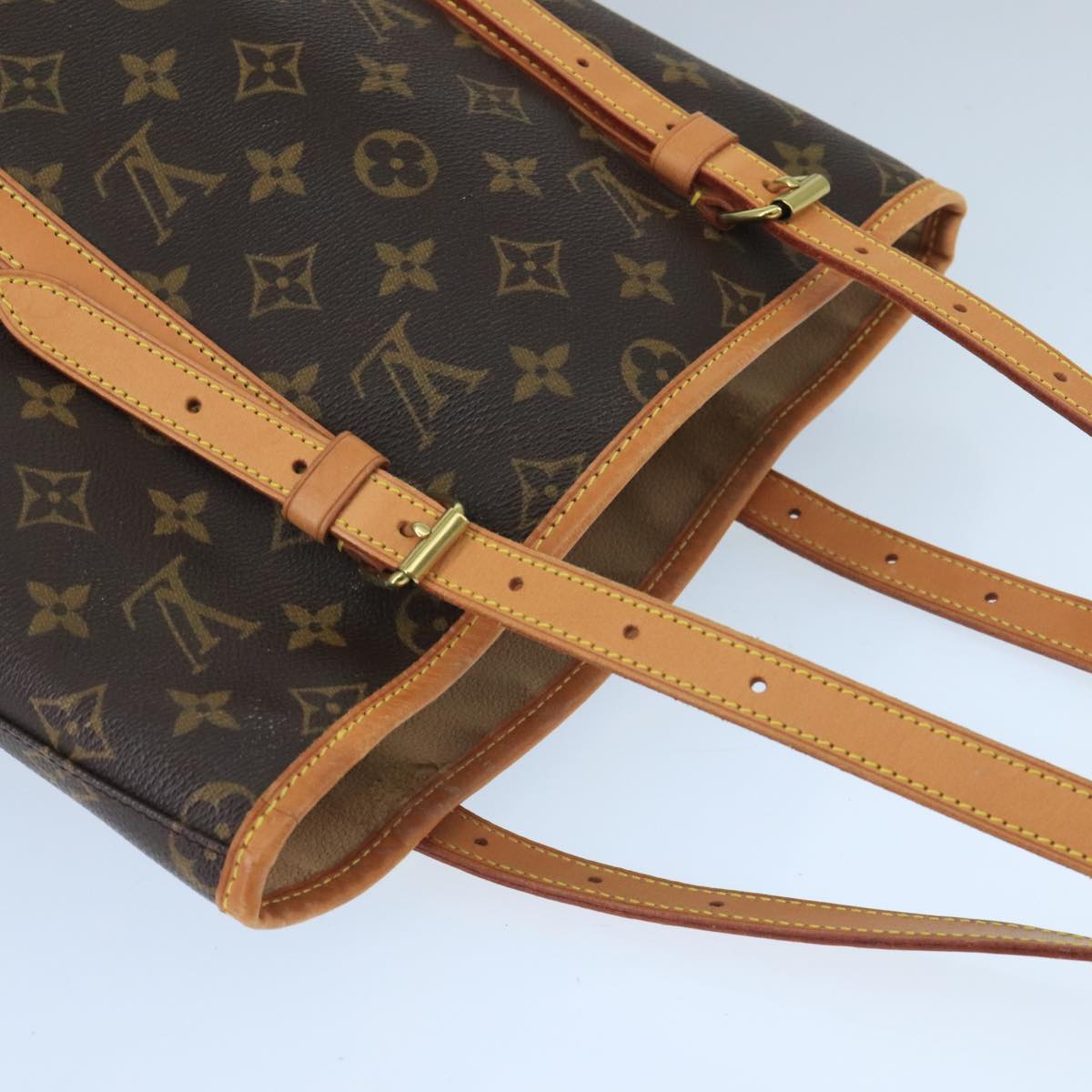 LOUIS VUITTON Monogram Bucket GM Shoulder Bag M42236 LV Auth 99870