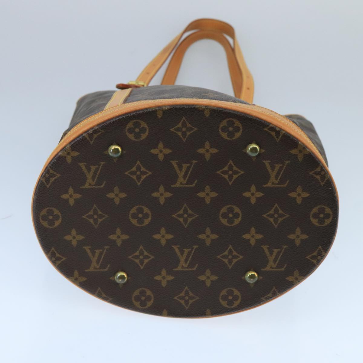 LOUIS VUITTON Monogram Bucket GM Shoulder Bag M42236 LV Auth 99870