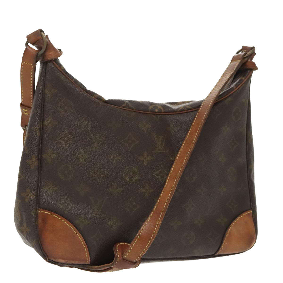 LOUIS VUITTON Monogram Boulogne 30 Shoulder Bag M51265 LV Auth 99877