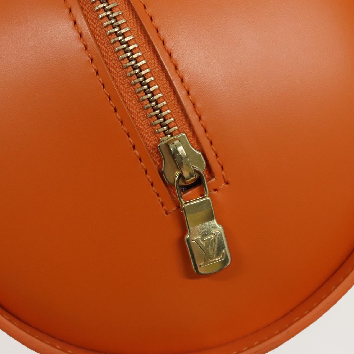 LOUIS VUITTON Epi Soufflot Hand Bag Orange Mandarin M5222H LV Auth 99883