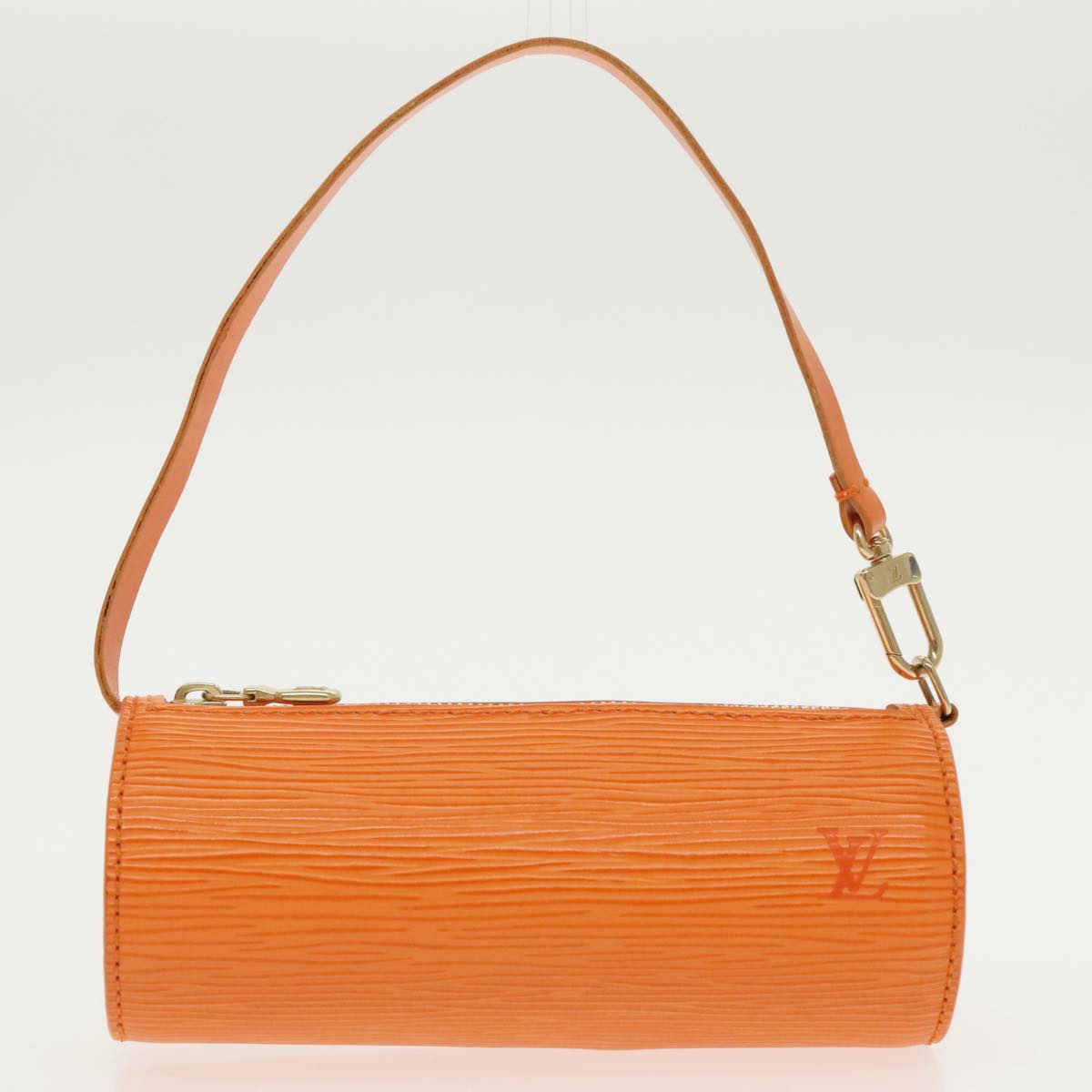 LOUIS VUITTON Epi Soufflot Hand Bag Orange Mandarin M5222H LV Auth 99883