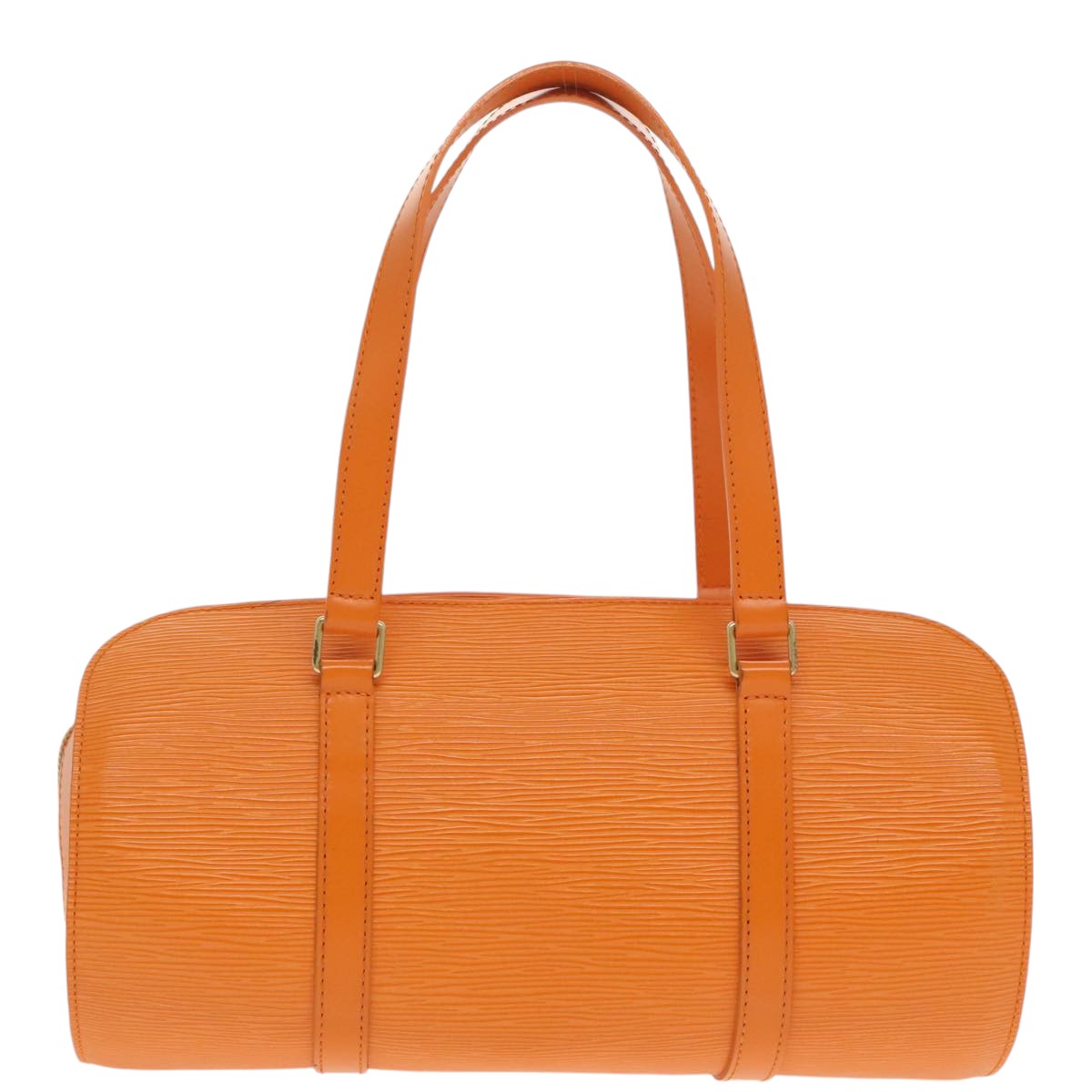 LOUIS VUITTON Epi Soufflot Hand Bag Orange Mandarin M5222H LV Auth 99883 - 0