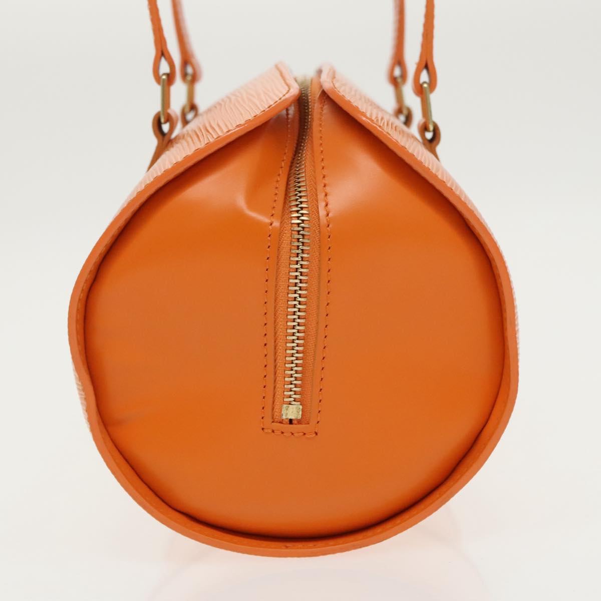 LOUIS VUITTON Epi Soufflot Hand Bag Orange Mandarin M5222H LV Auth 99883