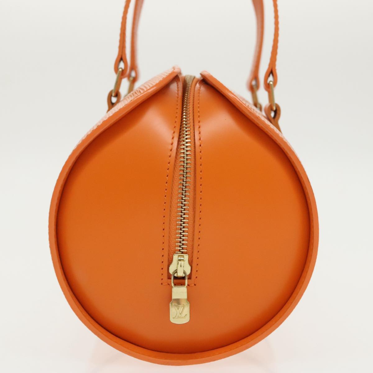 LOUIS VUITTON Epi Soufflot Hand Bag Orange Mandarin M5222H LV Auth 99883