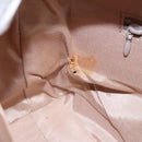 BURBERRY Nova Check Hand Bag Canvas Leather Beige Red Auth 99888-12