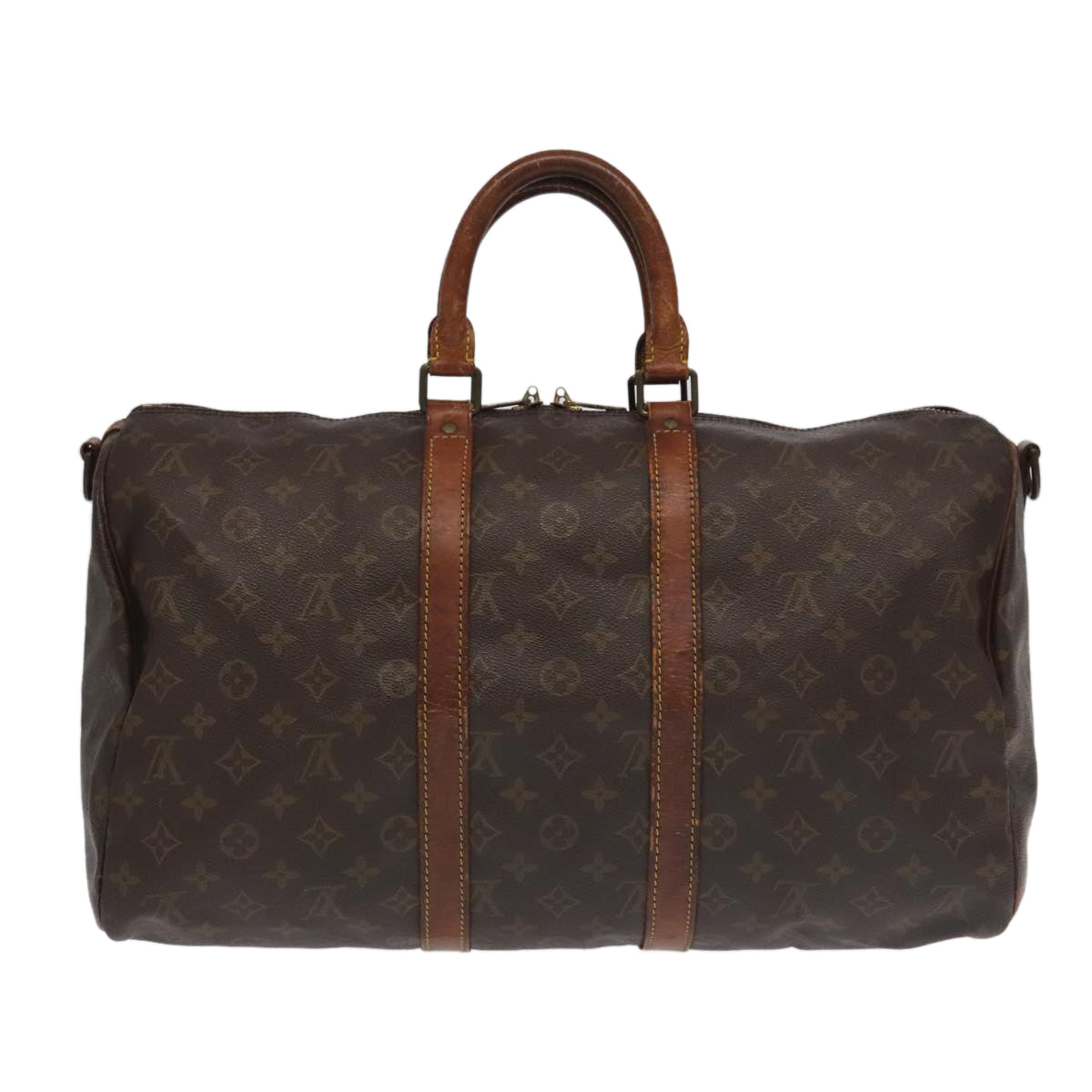 LOUIS VUITTON Monogram Keepall Bandouliere 45 Boston Bag M41418 LV Auth 99891 - 0