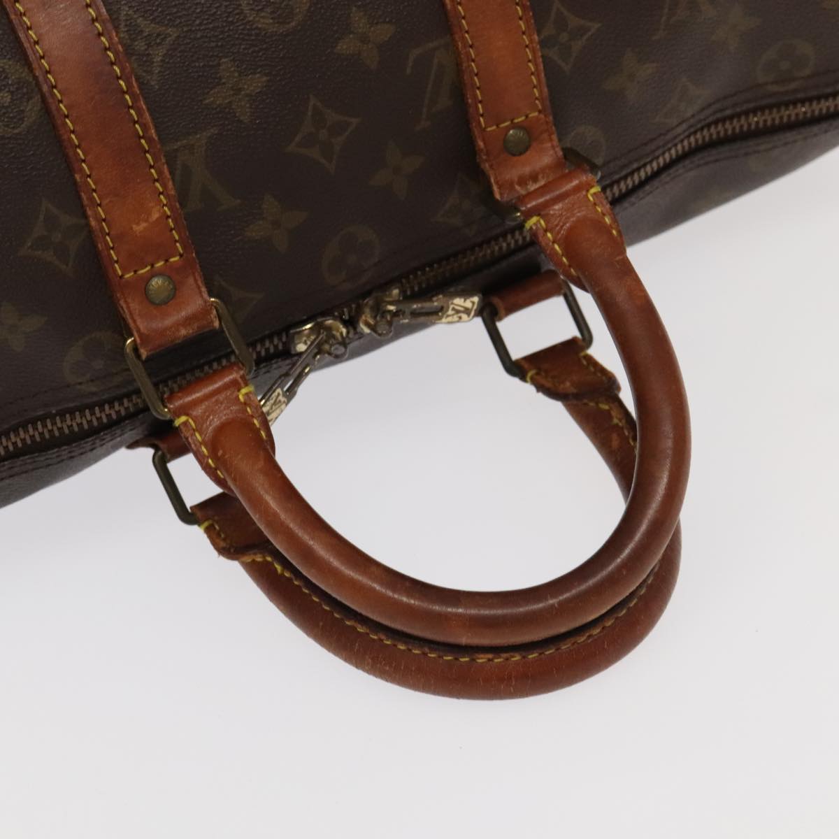 LOUIS VUITTON Monogram Keepall Bandouliere 45 Boston Bag M41418 LV Auth 99891