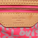 LOUIS VUITTON Monogram graffiti Neverfull GM Tote Bag Fuchsia M93701 Auth 99894AM-17