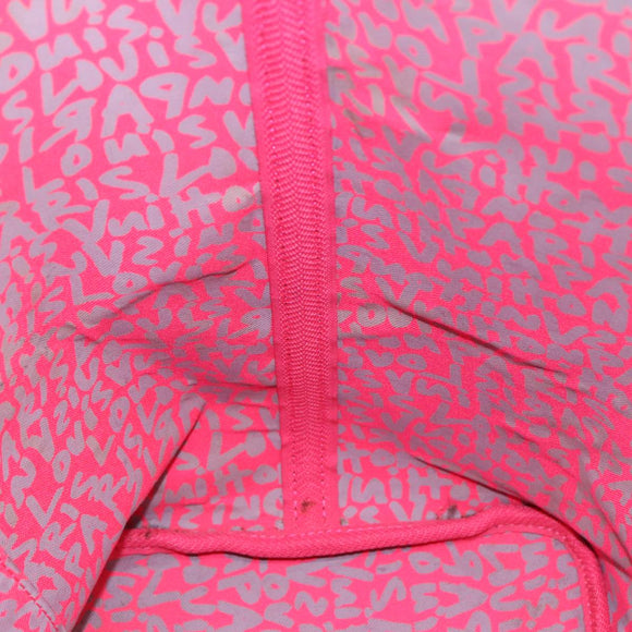 LOUIS VUITTON Monogram graffiti Neverfull GM Tote Bag Fuchsia M93701 Auth 99894AM