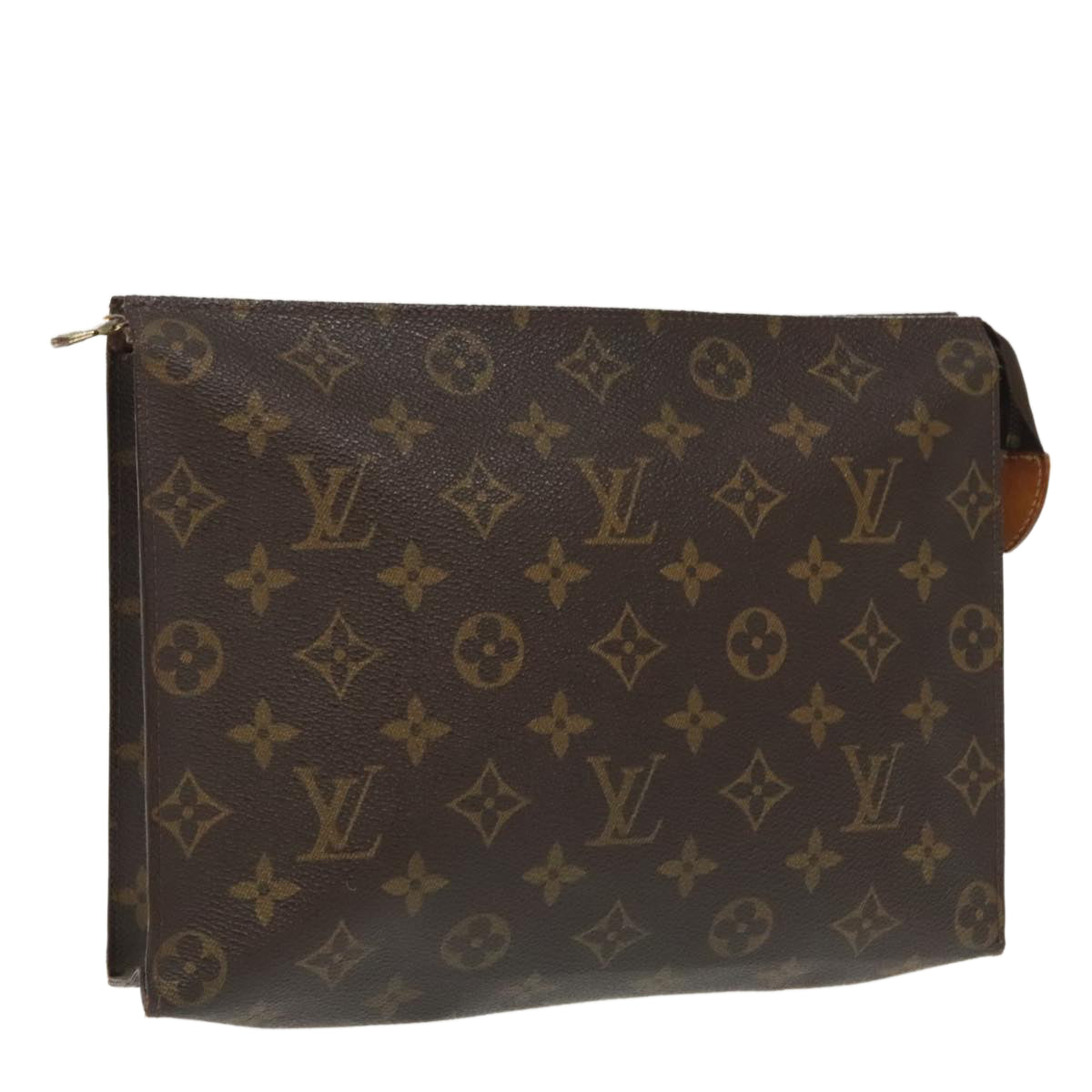 LOUIS VUITTON Monogram Poche Toilette 26 Pouch M47542 LV Auth 99897