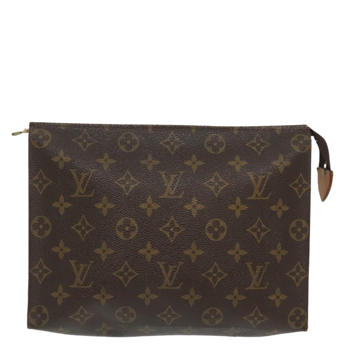 LOUIS VUITTON Monogram Poche Toilette 26 Pouch M47542 LV Auth 99897