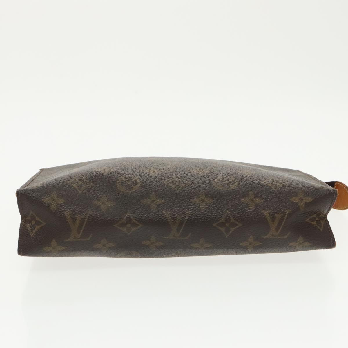 LOUIS VUITTON Monogram Poche Toilette 26 Pouch M47542 LV Auth 99897