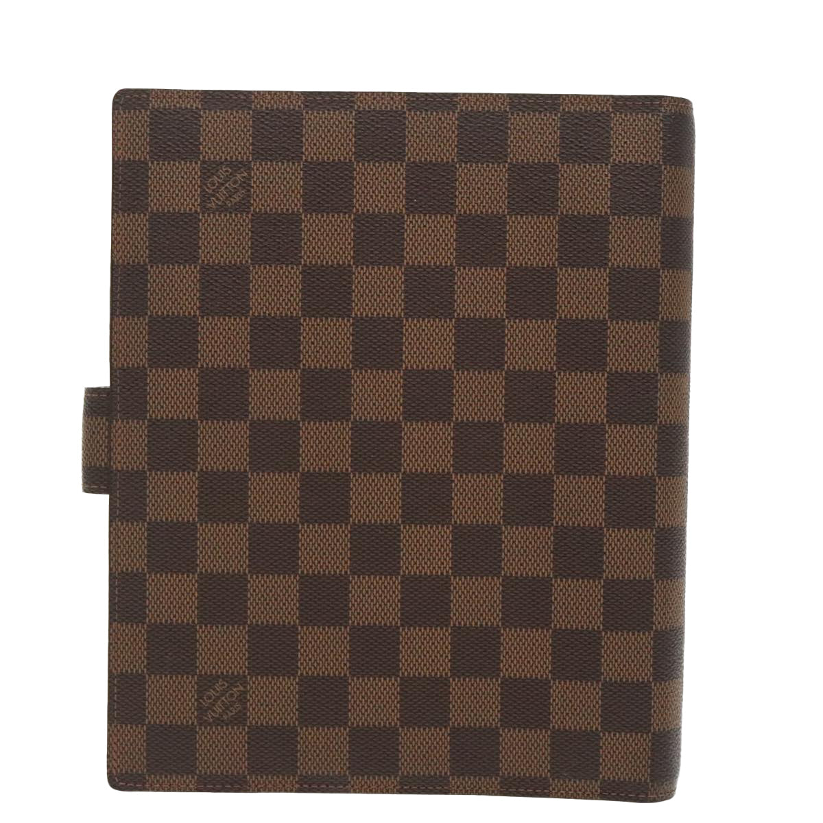 LOUIS VUITTON Damier Ebene Agenda GM Day Planner Cover R20107 LV Auth 99902 - 0