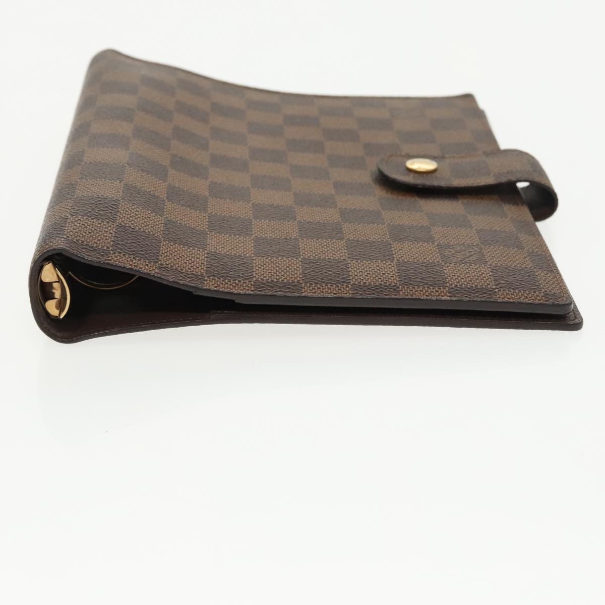 LOUIS VUITTON Damier Ebene Agenda GM Day Planner Cover R20107 LV Auth 99902