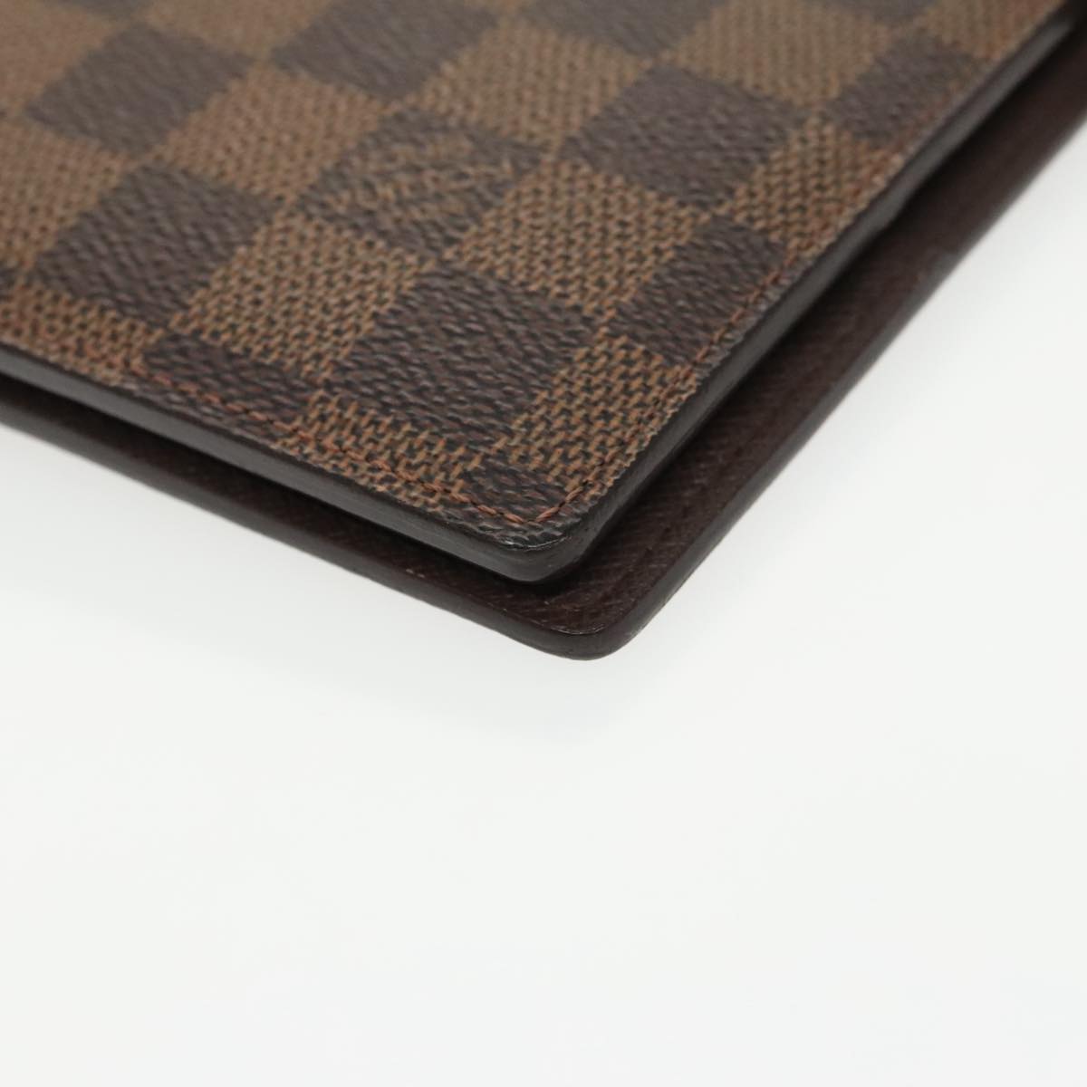 LOUIS VUITTON Damier Ebene Agenda GM Day Planner Cover R20107 LV Auth 99902