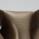 LOUIS VUITTON Origami Bowl PM Accessory Case Leather Gold R95669 LV Auth 99907AM-9