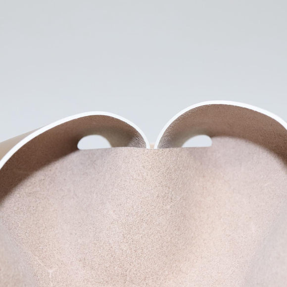 LOUIS VUITTON Origami Bowl PM Accessory Case Leather Gold R95669 LV Auth 99907AM