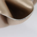 LOUIS VUITTON Origami Bowl PM Accessory Case Leather Gold R95669 LV Auth 99907M-6