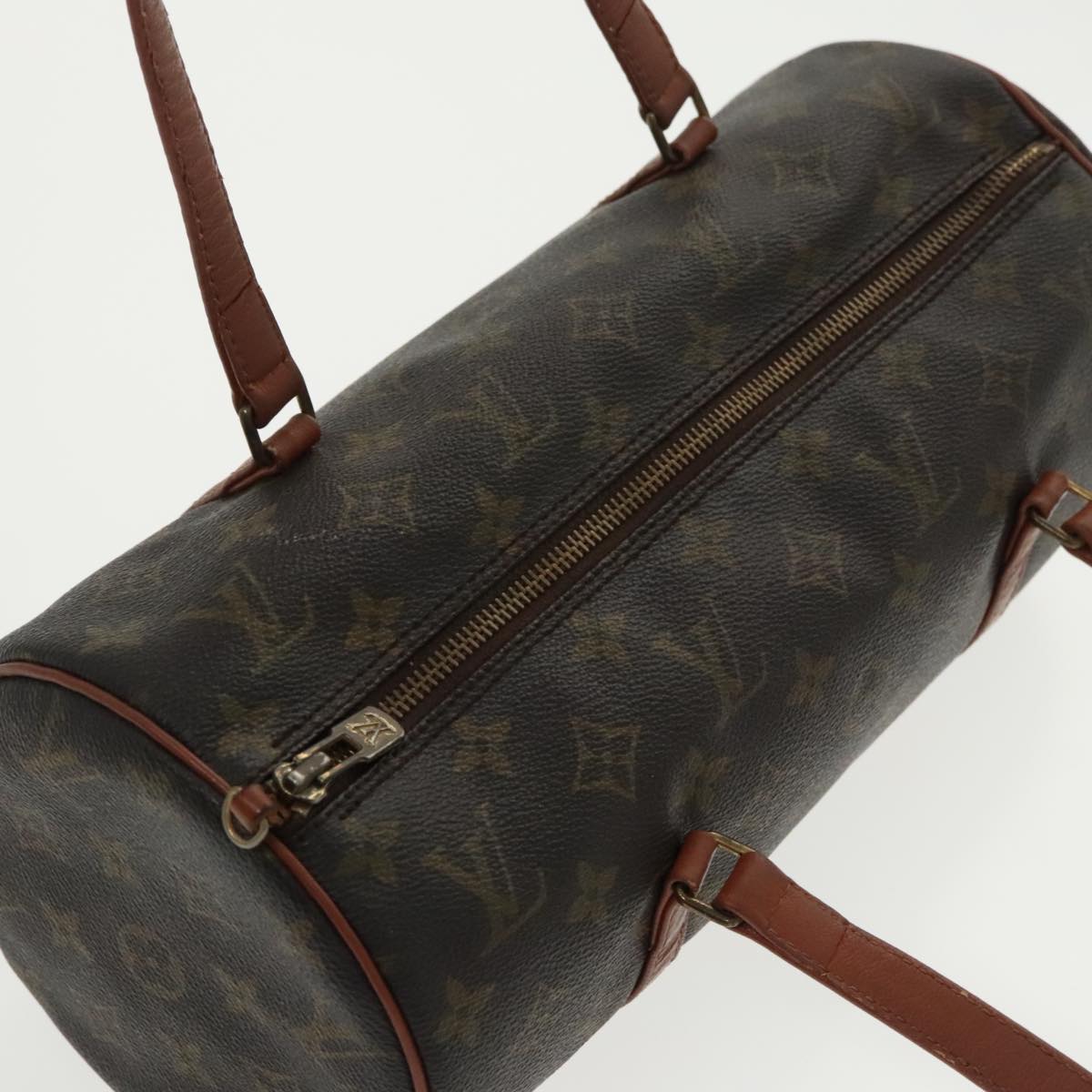 LOUIS VUITTON Monogram Papillon 30 Hand Bag M51385 LV Auth 99921