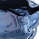 Burberrys Nova Check Shoulder Bag Canvas Navy Gold Auth 99926-18