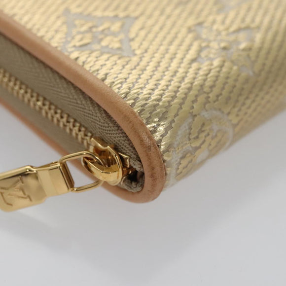 LOUIS VUITTON Monogram Laminated Jacquard Zippy Coin Purse M82483 Auth 99940M