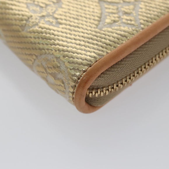 LOUIS VUITTON Monogram Laminated Jacquard Zippy Coin Purse M82483 Auth 99940M
