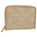 LOUIS VUITTON Monogram Laminated Jacquard Zippy Coin Purse M82483 Auth 99940M-1