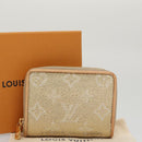 LOUIS VUITTON Monogram Laminated Jacquard Zippy Coin Purse M82483 Auth 99940M-12
