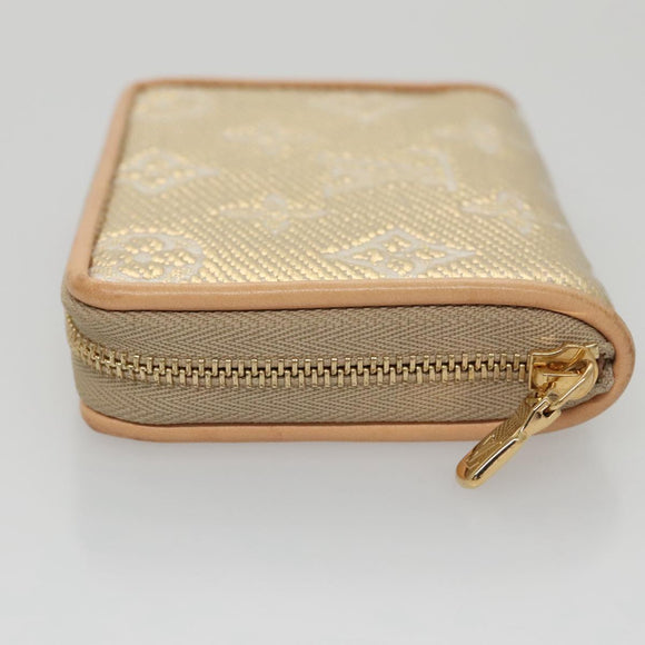 LOUIS VUITTON Monogram Laminated Jacquard Zippy Coin Purse M82483 Auth 99940M