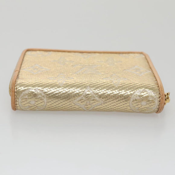 LOUIS VUITTON Monogram Laminated Jacquard Zippy Coin Purse M82483 Auth 99940M