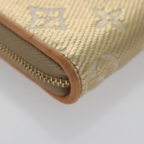 LOUIS VUITTON Monogram Laminated Jacquard Zippy Coin Purse M82483 Auth 99940M