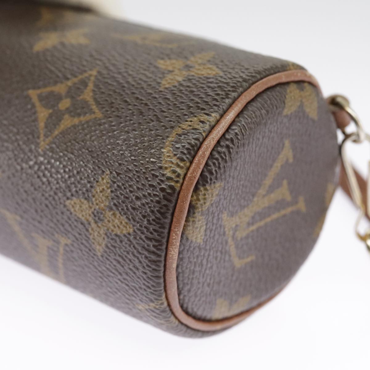 LOUIS VUITTON Monogram Papillon Pouch LV Auth 99943