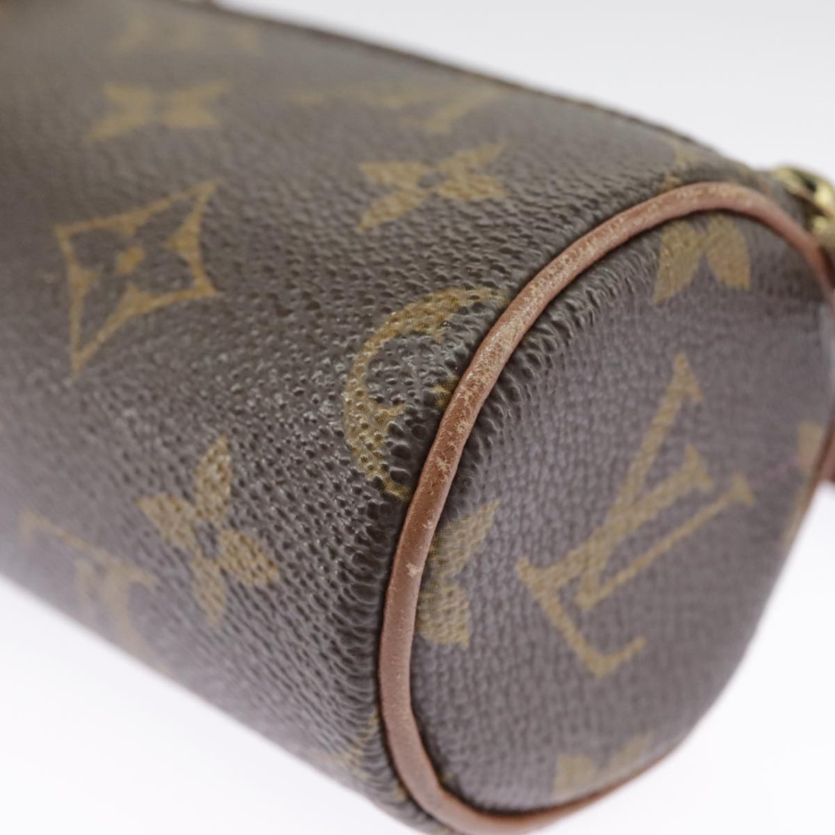 LOUIS VUITTON Monogram Papillon Pouch LV Auth 99943