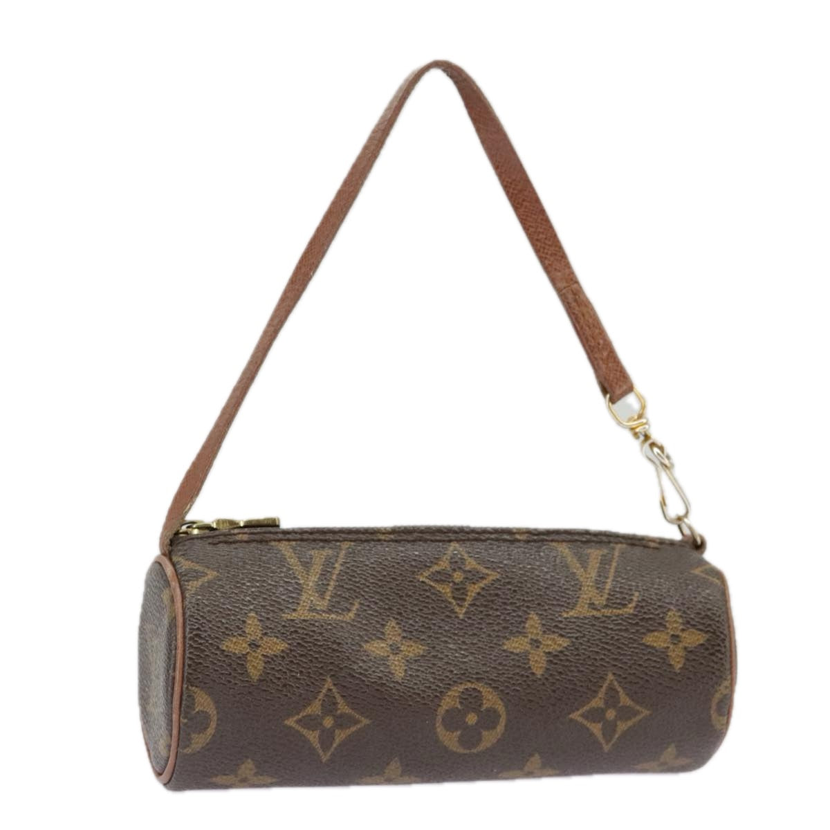 LOUIS VUITTON Monogram Papillon Pouch LV Auth 99943